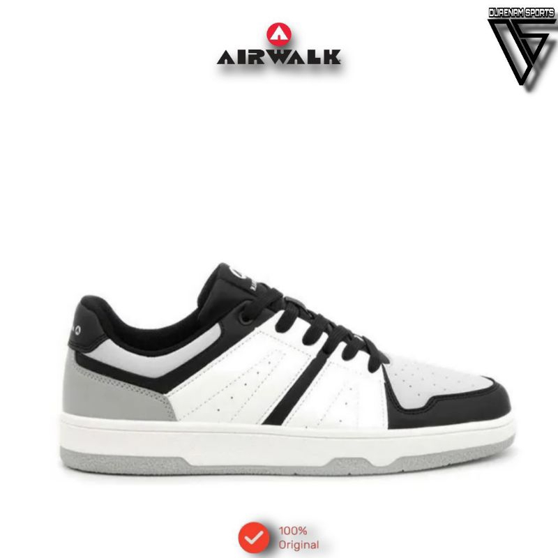 SALE AIRWALK BUFFALO MEN'S SNEAKERS SHOES-WHITE BLACK