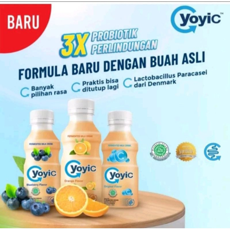 

YoyiC isi 12 botol (1 lusin) EXP APRIL 2025 YoYiC bisa COD berat isi 130 ml YoyiC Minuman Susu Fermentasi Rasa Bebas Mix [ Original, blueberry ] EXP 02 APRIL 2025