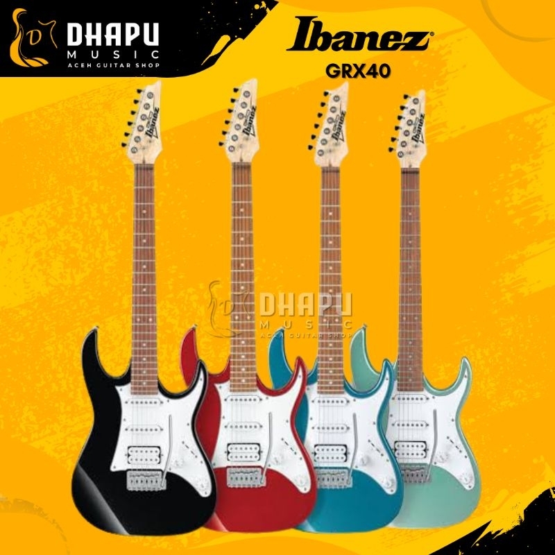 Gitar Elektrik Ibanez Original Ibanez GRX40 BKN MBL MGN CA Original Gitar Elektrik Ibanez Original G