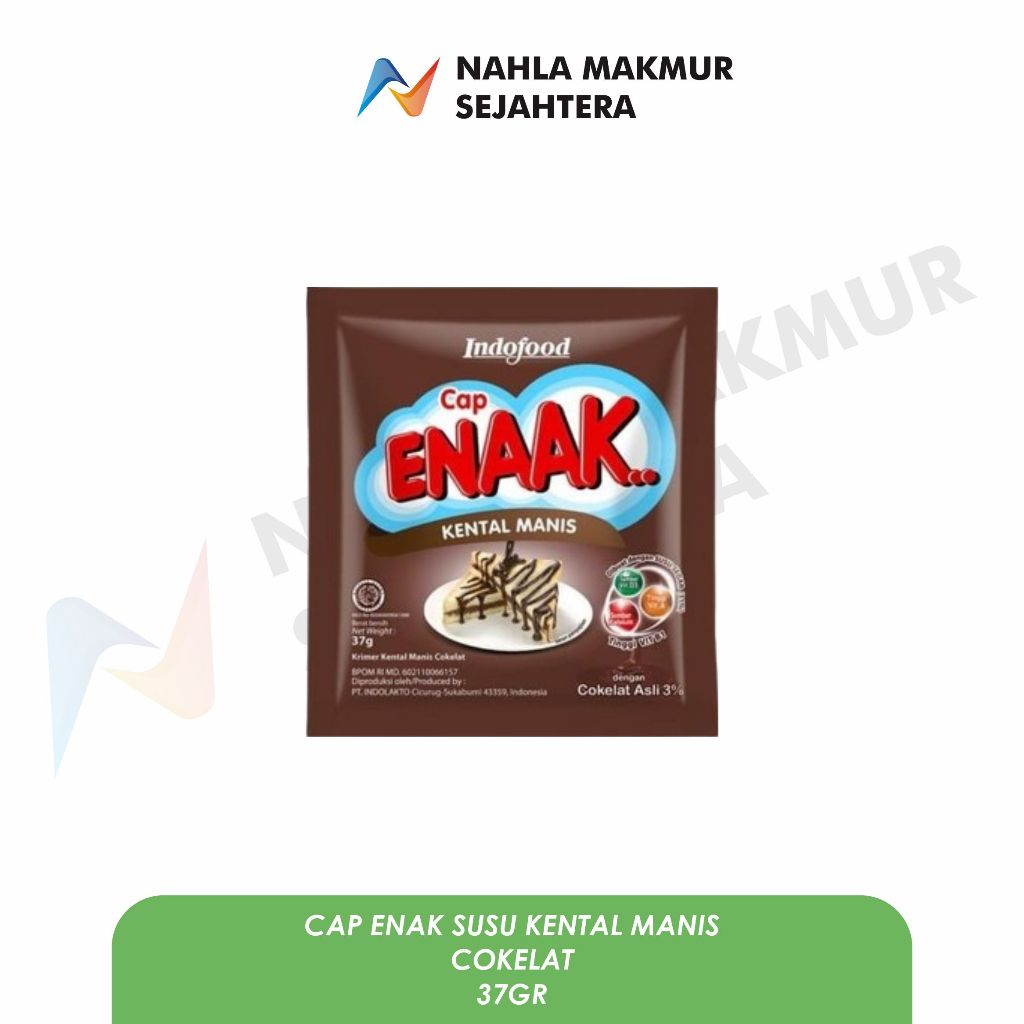 

Cap Enak Krimer Kental Manis Cokelat 37gr Kemasan Sashet Isi 6 Pcs