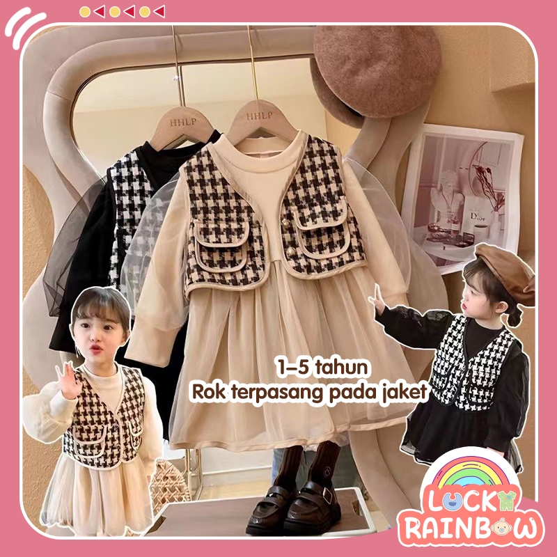 1 - 5 Tahun Baju Anak Perempuan Dress Anak Perempuan Import Dress Import Anak Perempuan Dress Rompi 