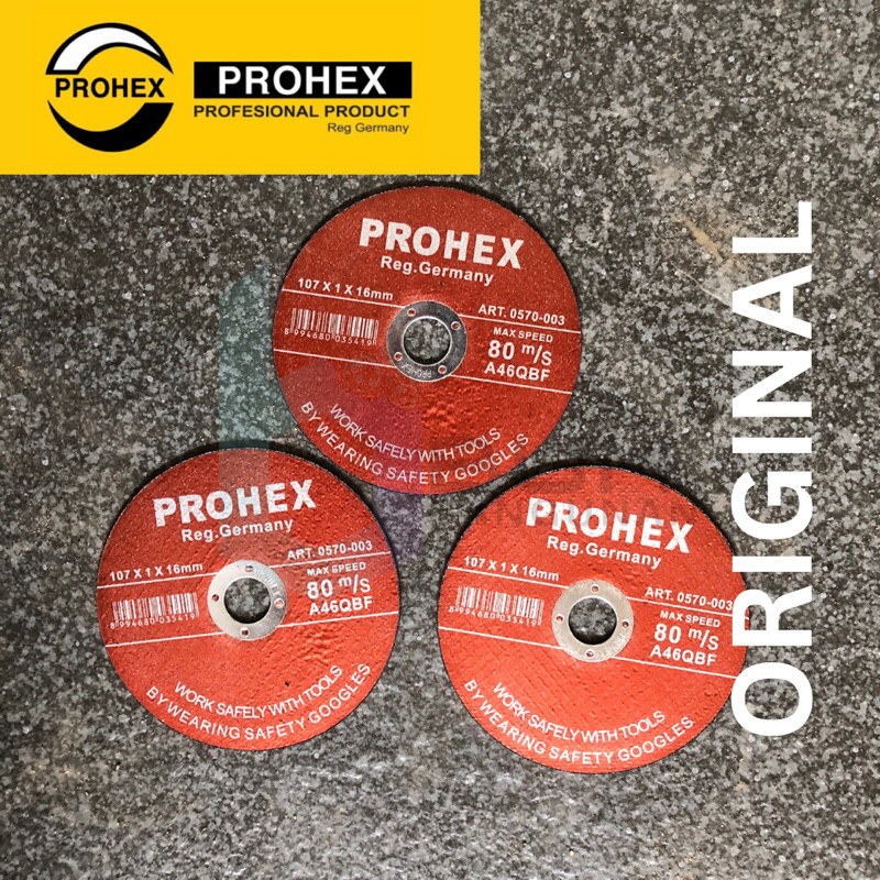 Batu Gerinda Potong Besi Prohex 4" Batu Potong Besi Prohex 4"