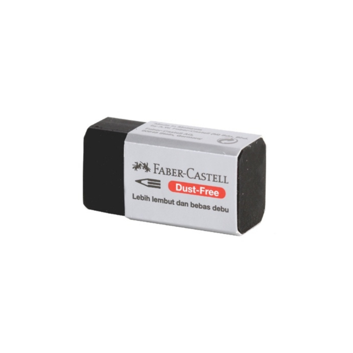 

PENGHAPUS / STIP / ERASER DUST FREE / ERASER FABER CASTELL 7299 HITAM KECIL / SMALL BLACK