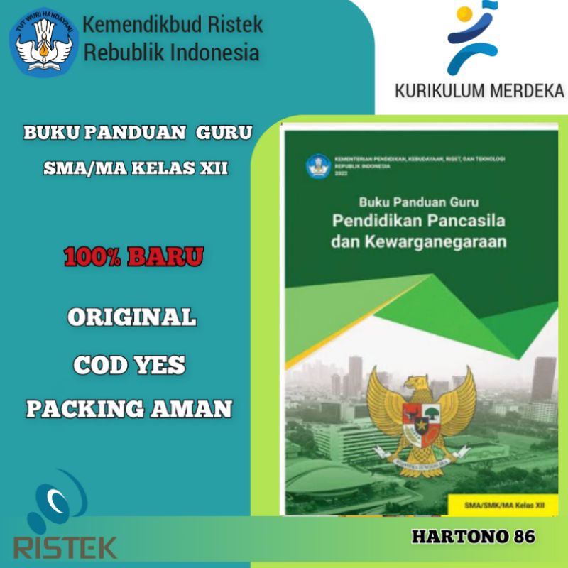 Buku GURU PPKN SMA/SMK/MA Kelas 12 Kurikulum Merdeka Kemdikbudristek