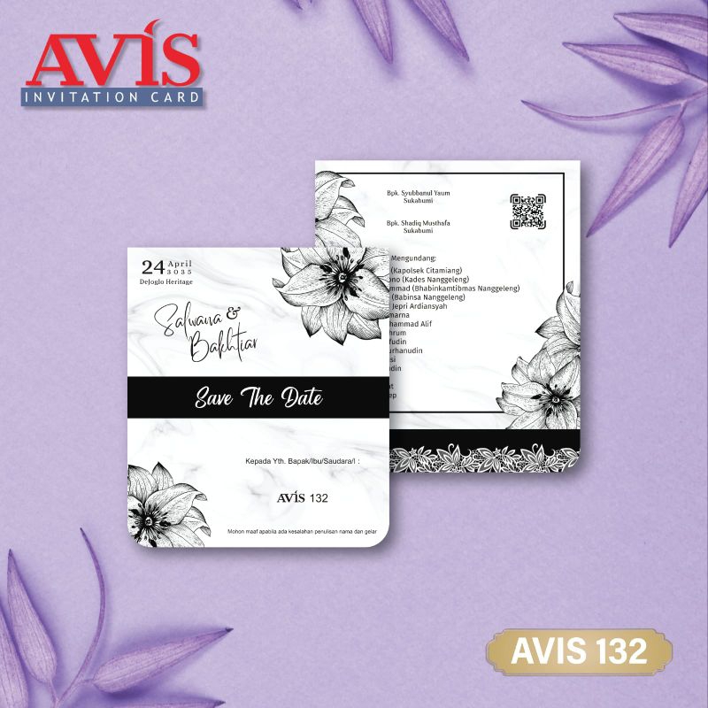 Blangko Undangan Terbaru Seri Avis 132