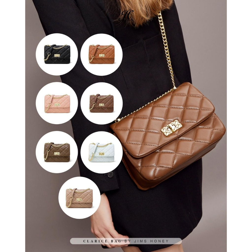 JIMS HONEY CLARICE BAG Tas Selempang dan Bahu Wanita Slingbag Cewek Jimshoney Trendy Elegan
