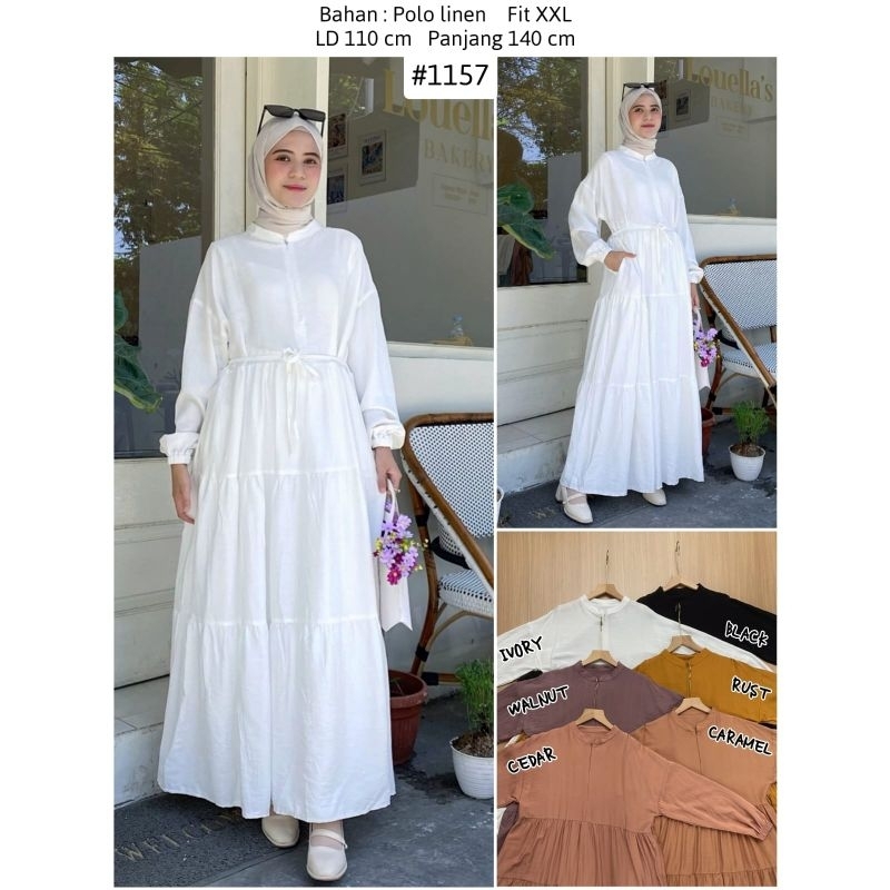Baju Gamis Wanita - Dress MARSHA XMAN BM142