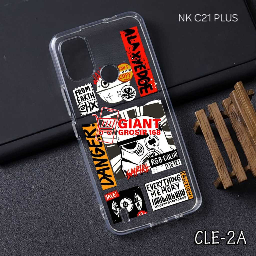 Nokia C21 Plus Nokia C31 Softcase Clear Case Gambar CLE02 Case Bening Gambar Nokia C21 Plus Nokia C3