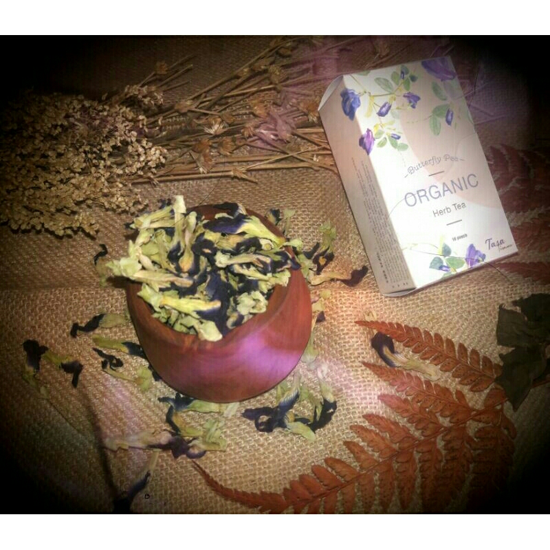 

Teh bunga telang/butterfly pea organic 1box isi 10 kantong teh