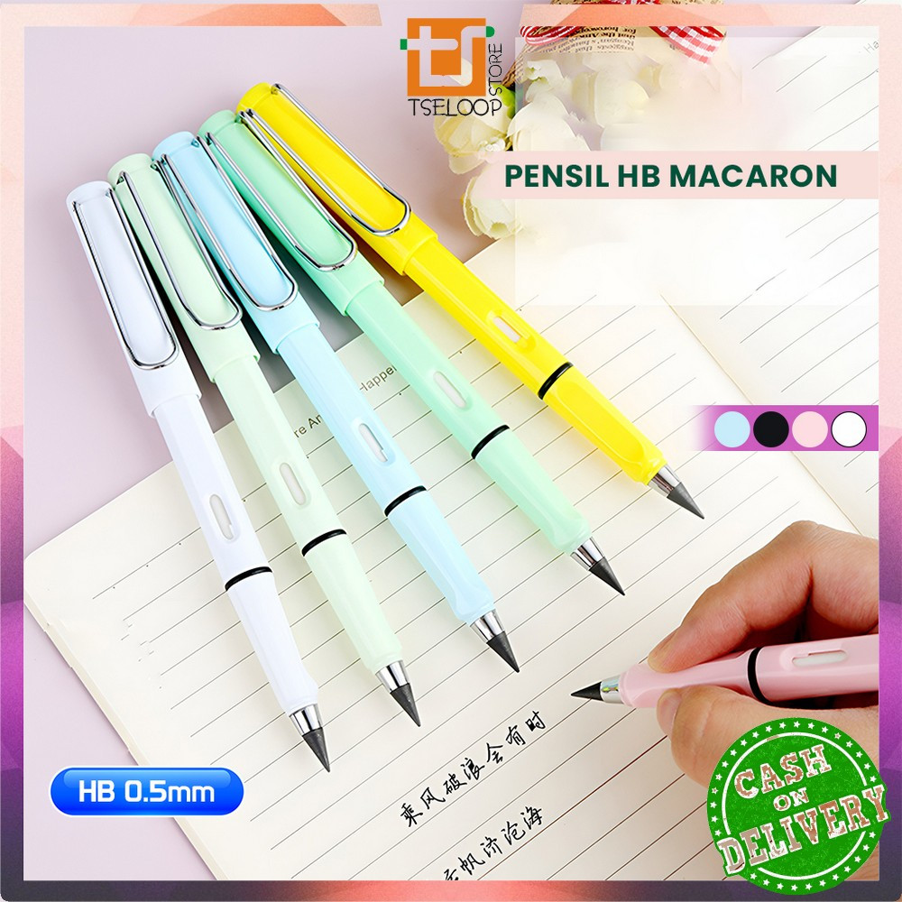 

OFM-A77 Pensil Eternal Tanpa Batas HB 0.5mm Tanpa Rautan dengan Penghapus Praktis / Eternal Pencil Magic Unlimited Tanpa Isi Perlengkapan Menggambar Anak / Pensil HB Macaron Anti Ribet
