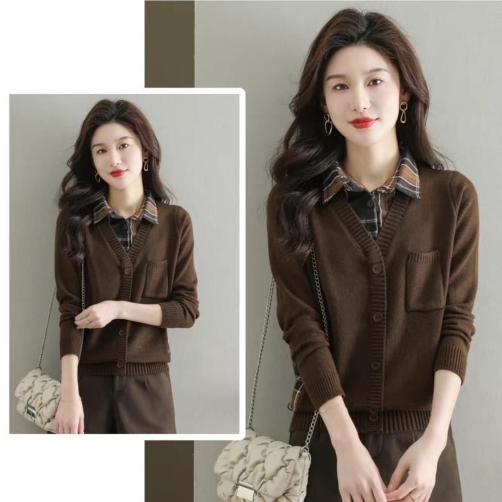 GROSIR FASHION 0359 eloda knitted shirt FASHION WANITA GROSIR three m threem 3m 3ms