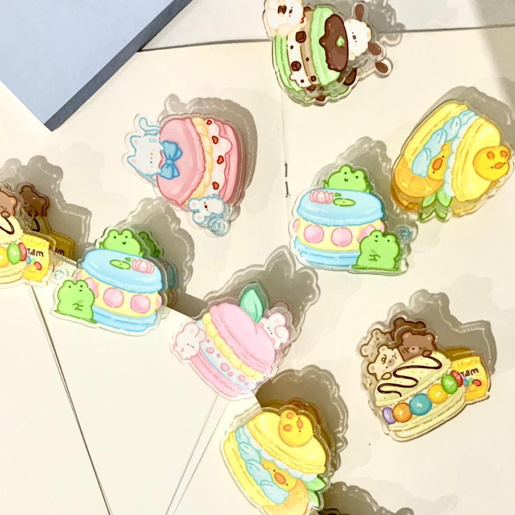 

[HARU] Animal Macaroon Series Clipper Penjepit Kertas Aesthetic Jepitan Kertas Paper Clip