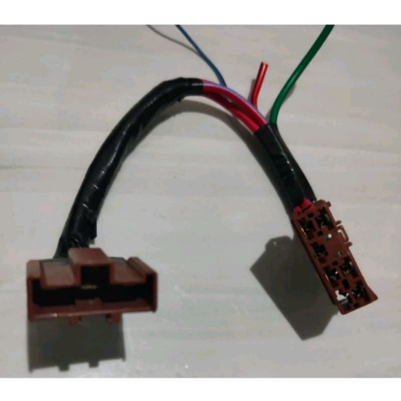 soket socket konektor spull acg starter stater ecm ecu kiprok kiprox rectifire pin 7 kabel original 