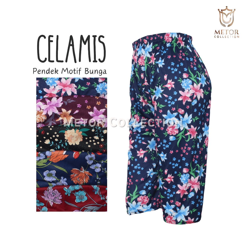 Celamis Pendek Wanita Motif Bunga Celana Legging Pendek wanita Motif Celana Pendek Wanita Dalaman Wa