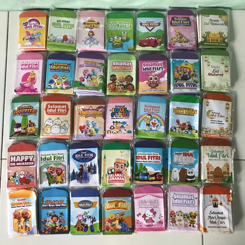 

AMPLOP LEBARAN KARAKTER [1 Pack]