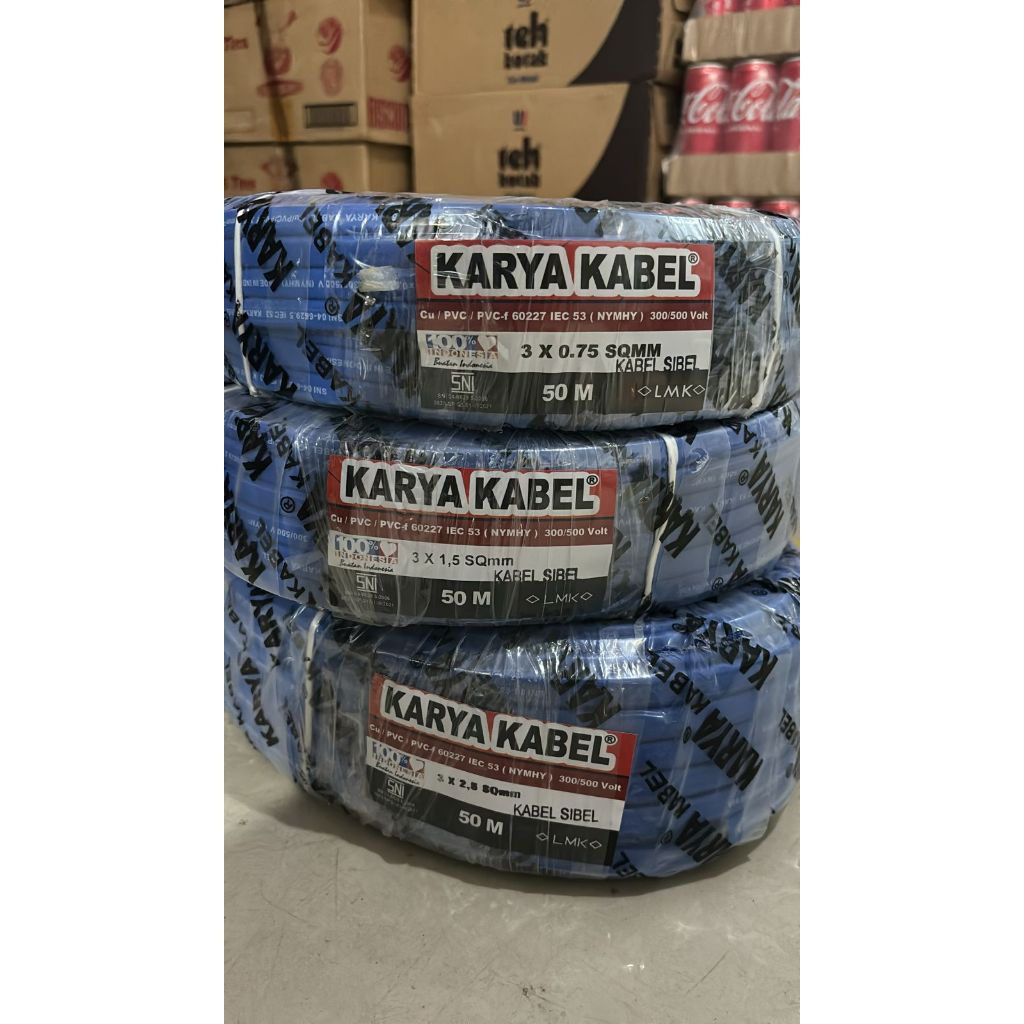 KABEL NYMHY SUBMERSIBLE KABEL POMPA AIR KABEL SIBEL 3X1.5 3 X 1,5