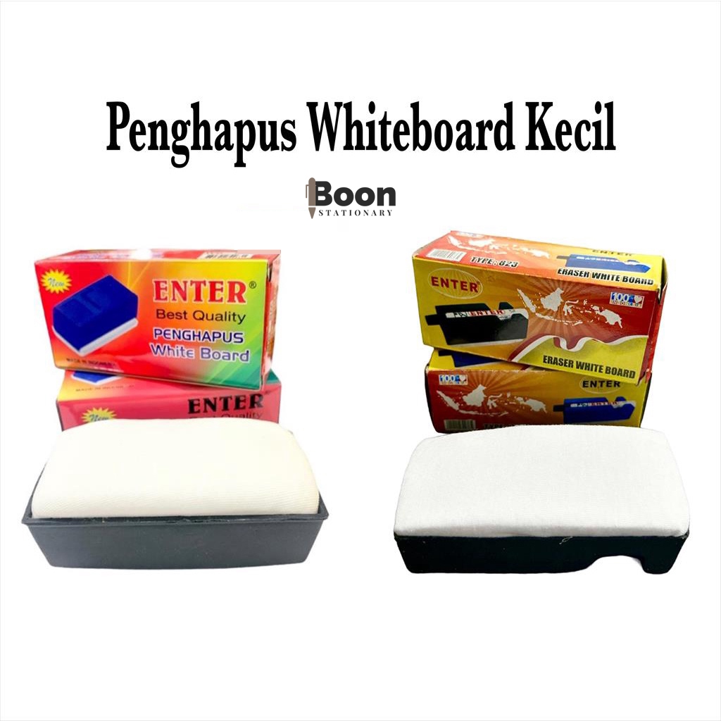 

[Boon 750] Penghapus Papan Tulis Kecil Enter 802 / Whiteboard Putih
