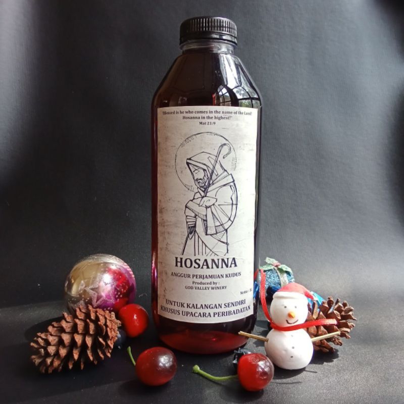 

ANGGUR PERJAMUAN KUDUS HOSANNA 1 LITER by GOD VALLEY WINERY