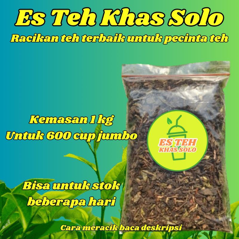 

Paket Teh Solo racikan paling laris kiloan untuk jualan es teh (1 kg)