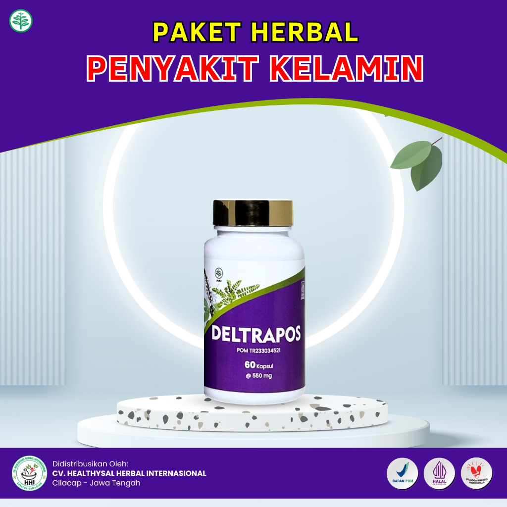 Obat Sipilis Gonore Nyeri Diujung Penis Setelah Buang Air Kecil | Deltrapos Herbal 60 Kapsul