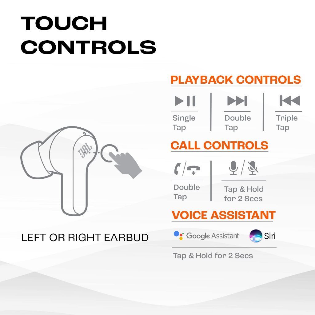 NEW [ ORIGINAL 100%]  JBL WAVE 200TWS TRUE WIRELESS EARBUDS/BLUETOOTH EARBUDS EARPHONE