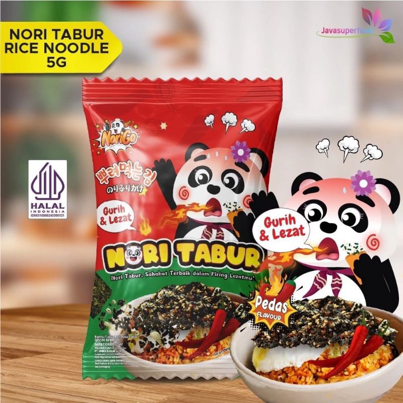 

Nori Tabur Rice Noodle Rumput laut Panggang 1 pcs