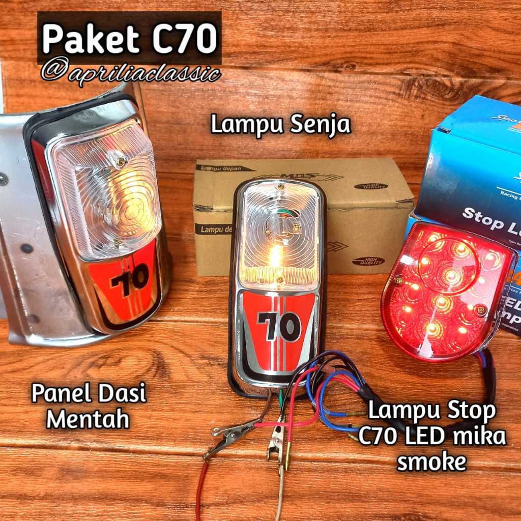 LAMPU STOP C70 LED SET PANEL DASI LAMPU SENJA C70