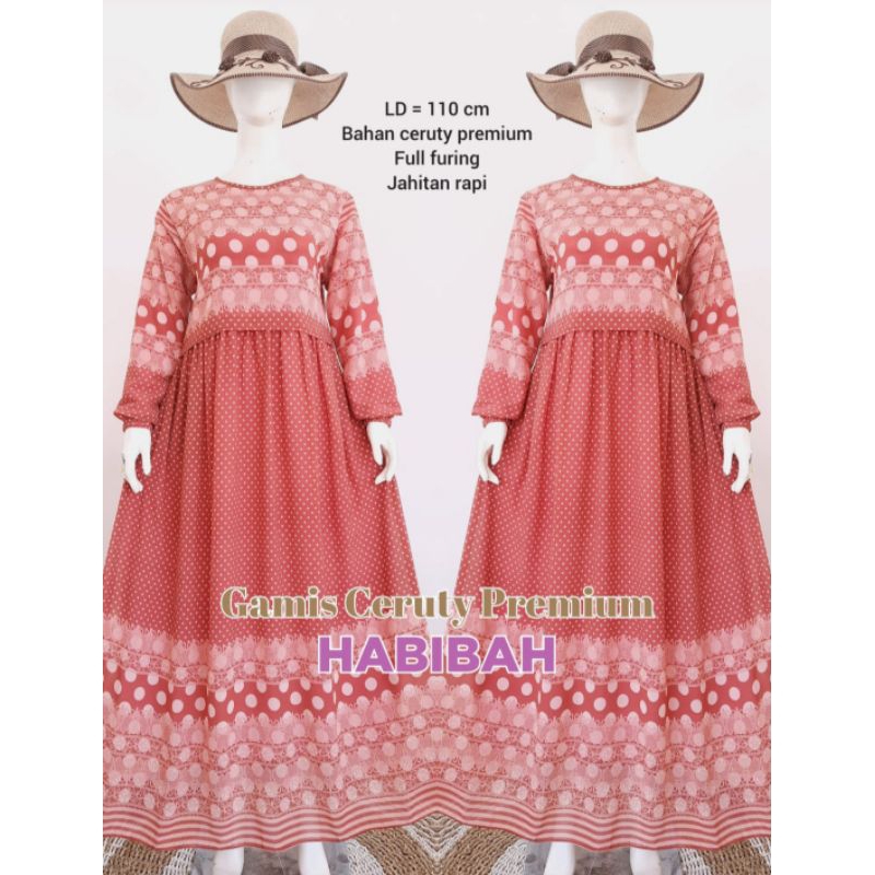 GAMIS CERUTY PREMIUM HABIBAH/GAMIS CERUTY WANITA/GAMIS CERUTY PREMIUM/GAMIS WANITA