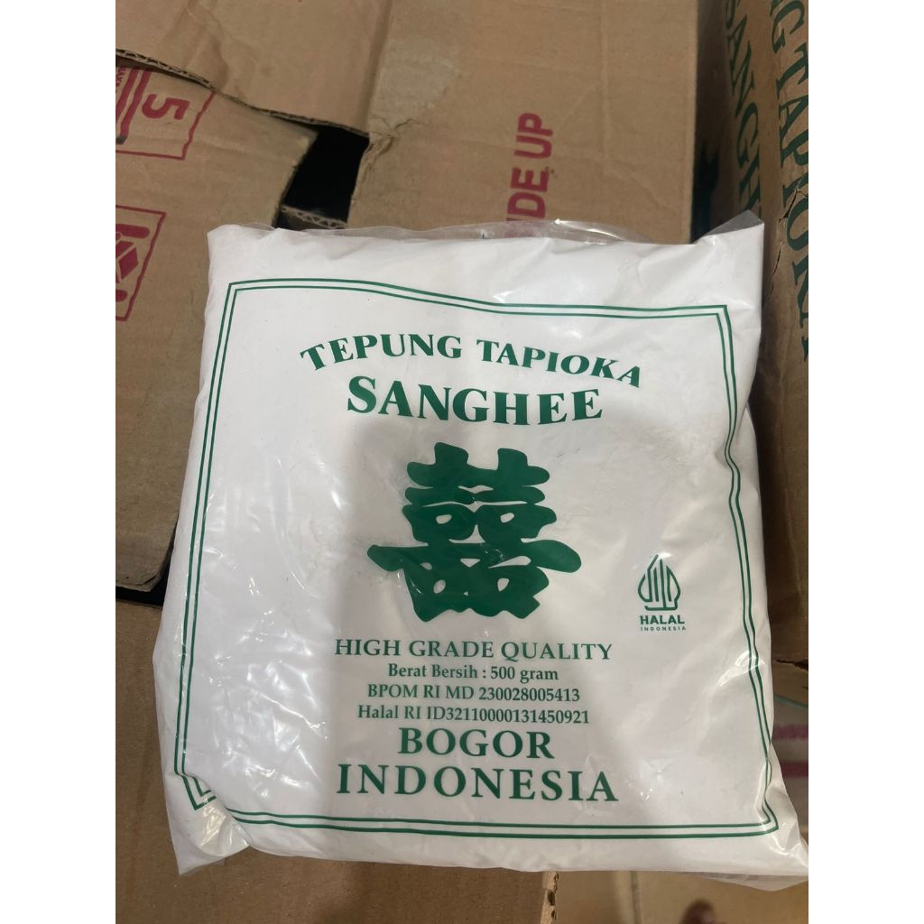 

Kanji Sanghee / Tapioca Starch SANGHEE / TEPUNG SANGHEE hijau 500gram