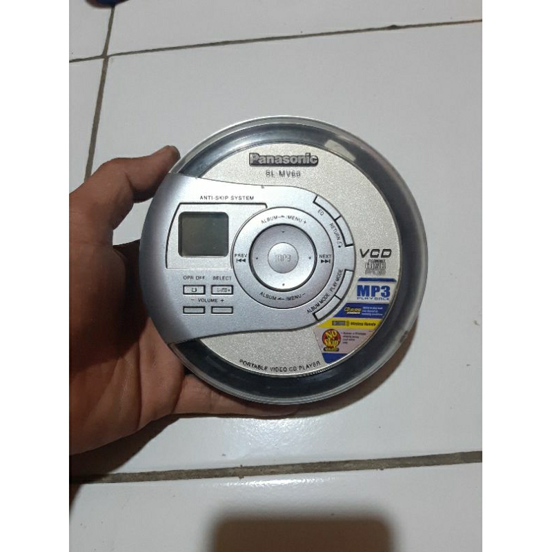 Discman Panasonic SL-MV60 Minus Mati (Bekas)