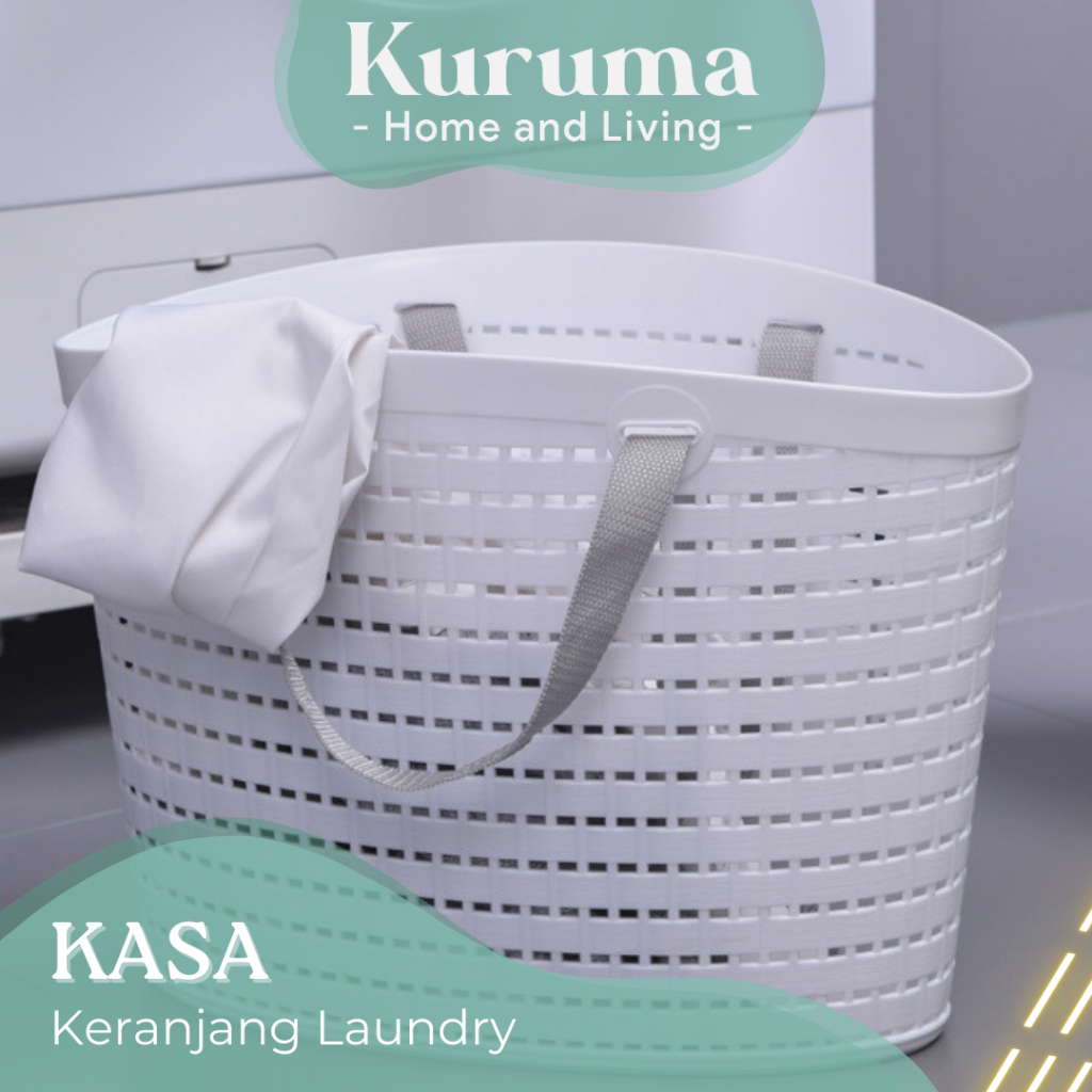 KURUMA - KASA Keranjang Plastik Sayuran Multifungsi Plastic Basket Sayur Buah Praktis Tas Keranjang 