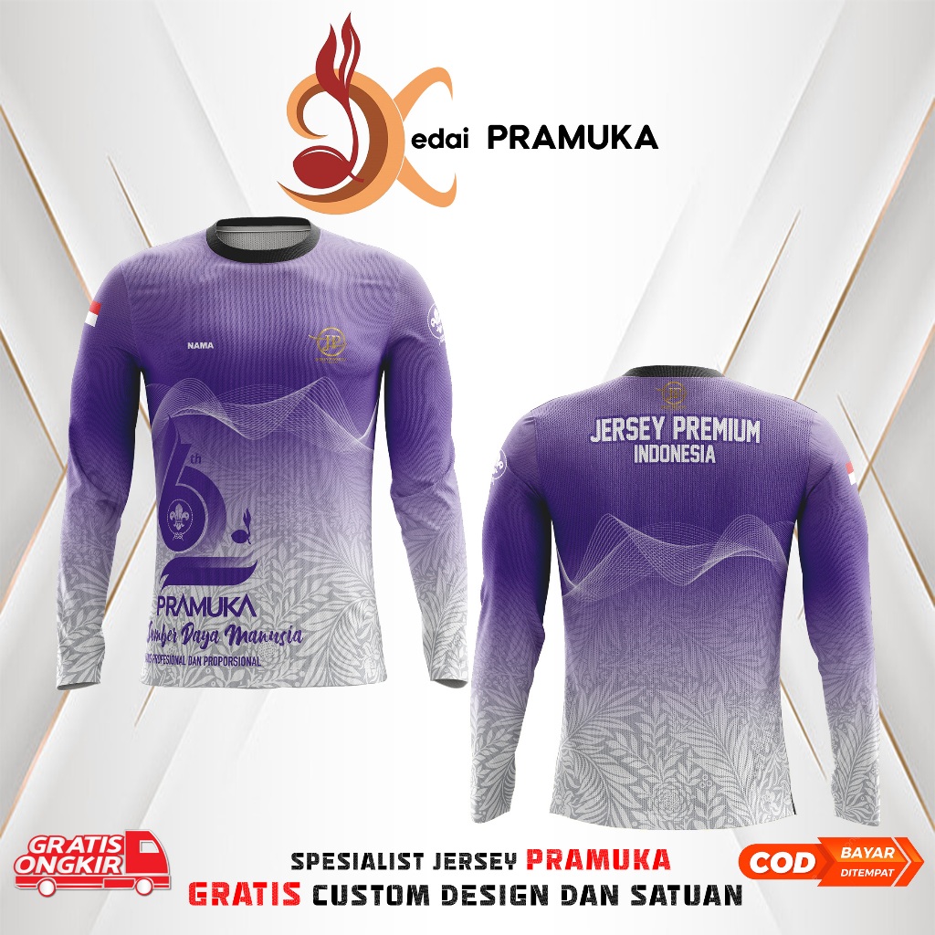 BAJU PRAMUKA OUTDOOR TERBARU FREE DESAIN