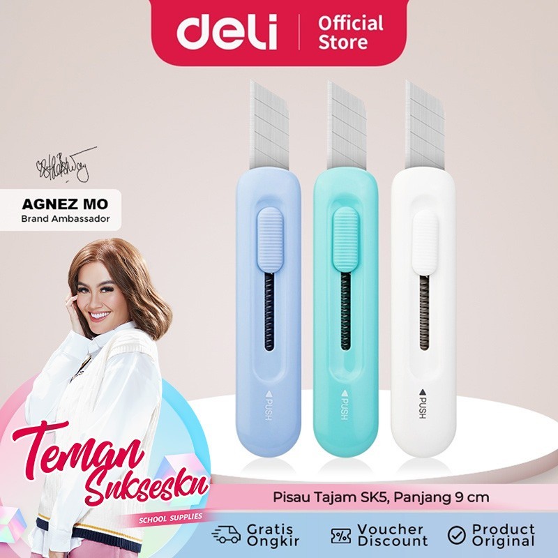 

Deli Cutter Knife Alat Pemotong Ukuran SK5 2079