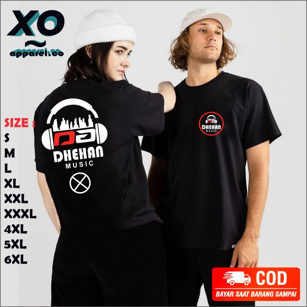 baju kaos DHEHAN AUDIO sound system bahan adem big size jumbo