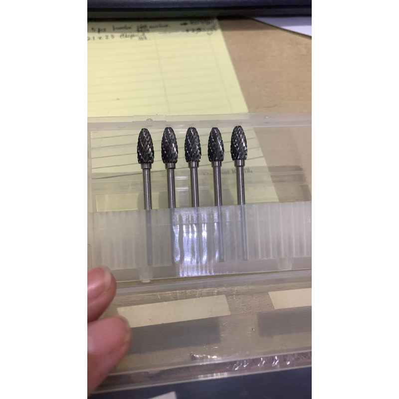 Mata Bor Tuner H x 06 Mata Bor Cun Rotary Drill Mini Grinder Mata Bor Porting Tipe H Mata Korek Moto