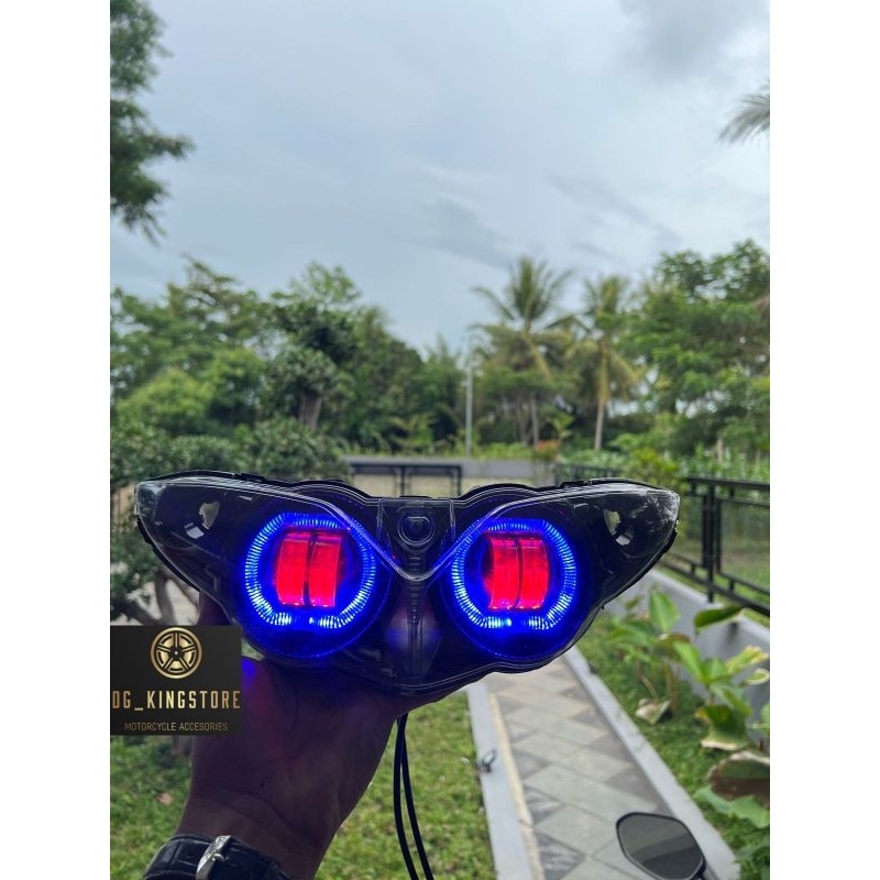 LAMPU DEPAN JUPITER Z BURHAN DAYMAKEE BILLED BILED PROJIE