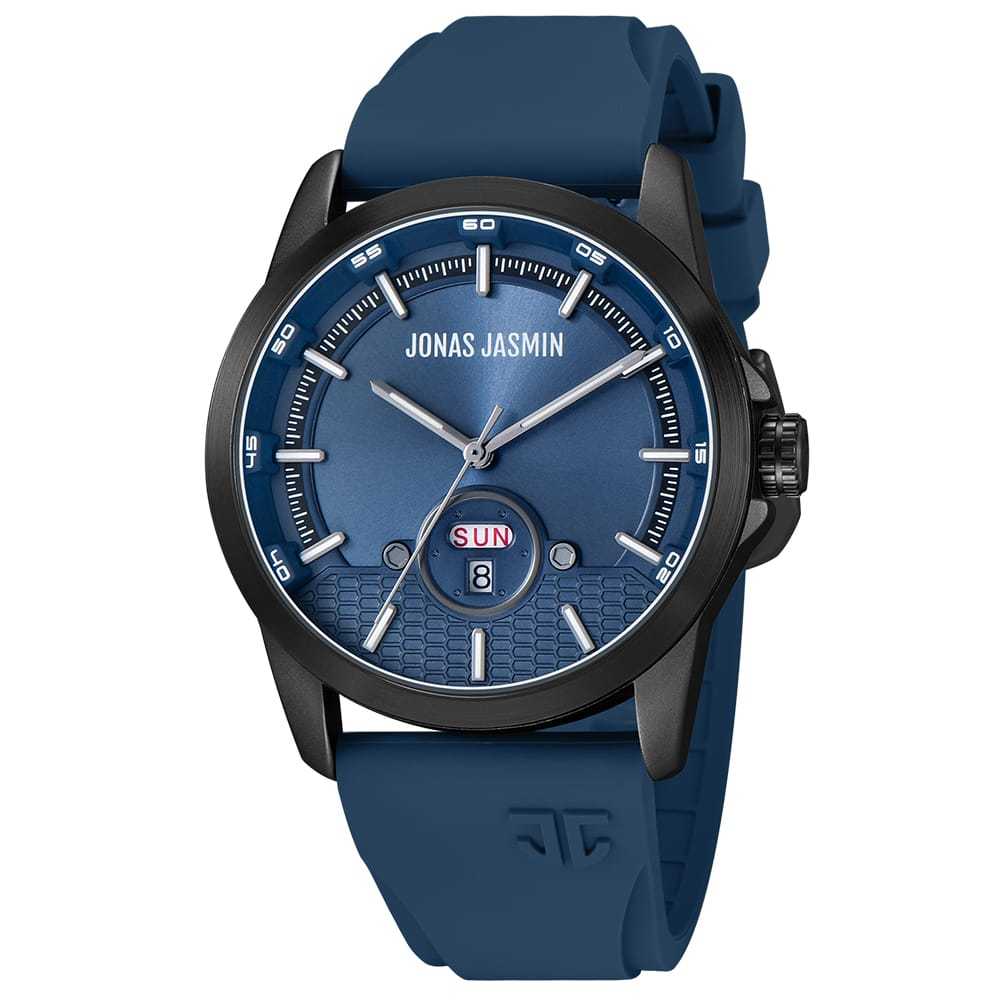 JAM TANGAN PRIA/WANITA ANALOG JONAS JASMIN JJ-5347/JAM TANGAN RUBBER STRAP/JAM TANGAN JONAS JASMIN/