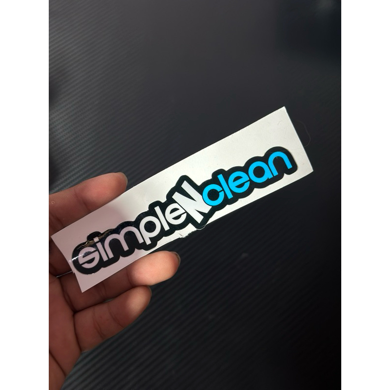 

STIKER SIMPLE N CLEAN