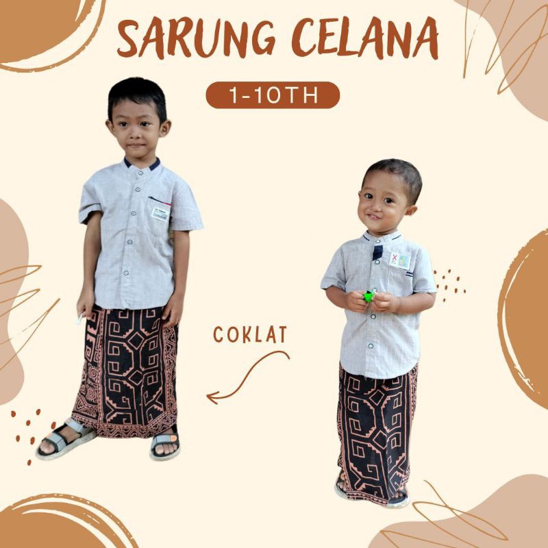 SARUNG CELANA ANAK / SARUNG INSTAN / SARUNG BATIK