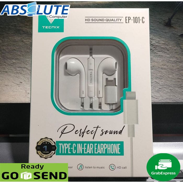 Tecnix EP 101C Type C Earphone Original good Quality EP101C EP 101