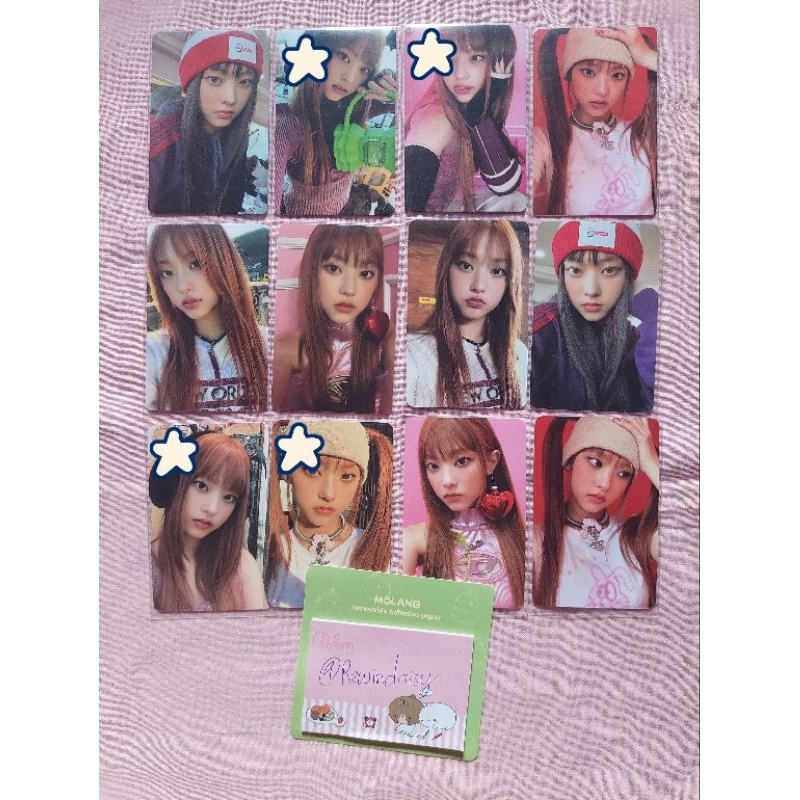 (baca deskripsi) want to sell wts photocard pc official newjeans new jeans kang haerin omg message c