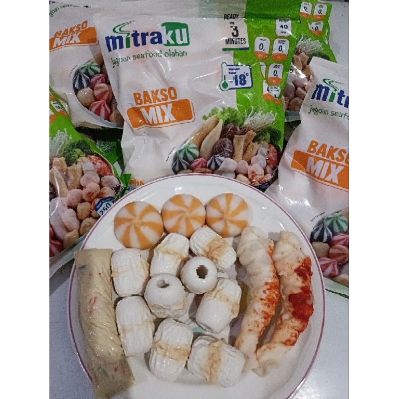 

Bakso Seafood Mix Mitraku 250gr