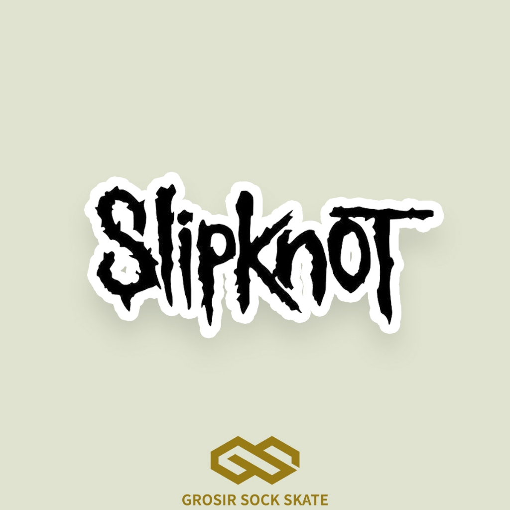 

Sticker SLIPKNOT - STIKER MUSIK METAL / DEATHCORE / METALCORE / HYPECORE Air Bahan Vinyl