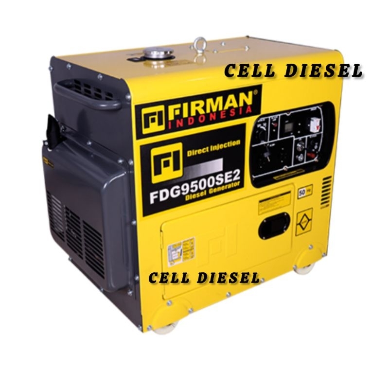 Genset Silent Diesel 6300 Watt Generator listrik FIRMAN FDG9500SE2