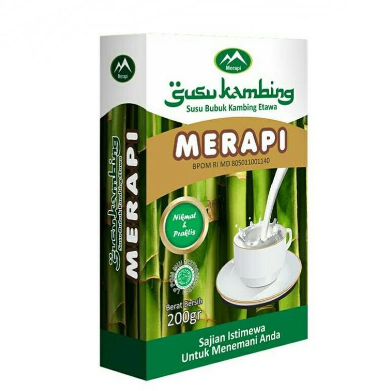 

SUSU MERAPI 200 GRAM Susu Kambing Etawa Merapi Susu Bubuk Kambing Merapi 200gr Original