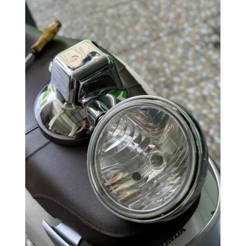 lampu headlamp ninja ss original copotan 2nd