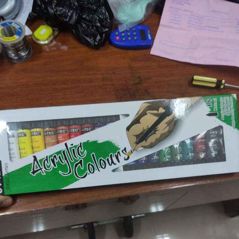 

Terbaru cat acrilic vtec 18 warna 12 ml Q7A