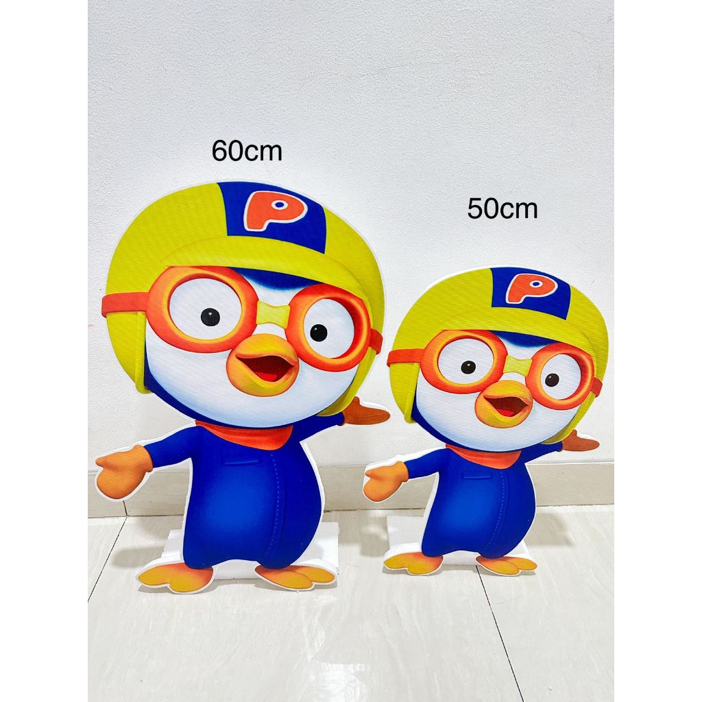 Standing Karakter / Patung Stand Lantai Birthday Party Decoration - Pororo