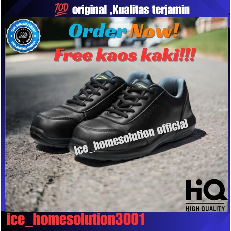 Krisbow Ukuran 35 sampai 40 Rhea Sepatu Pengaman - Hitam/sepatu pengaman/sepatu safety/sepatu safety