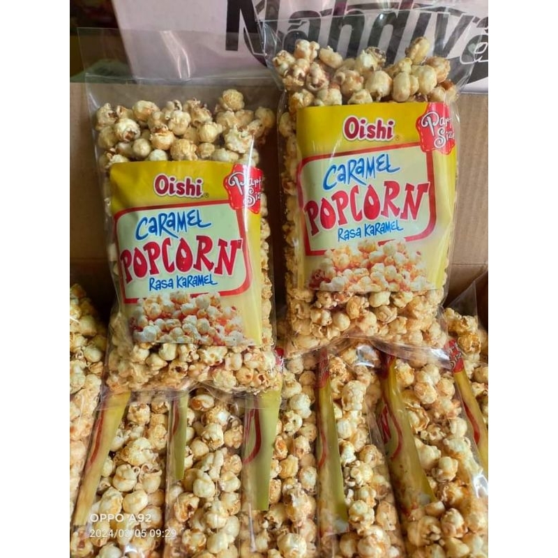

Popcorn oishi caramel